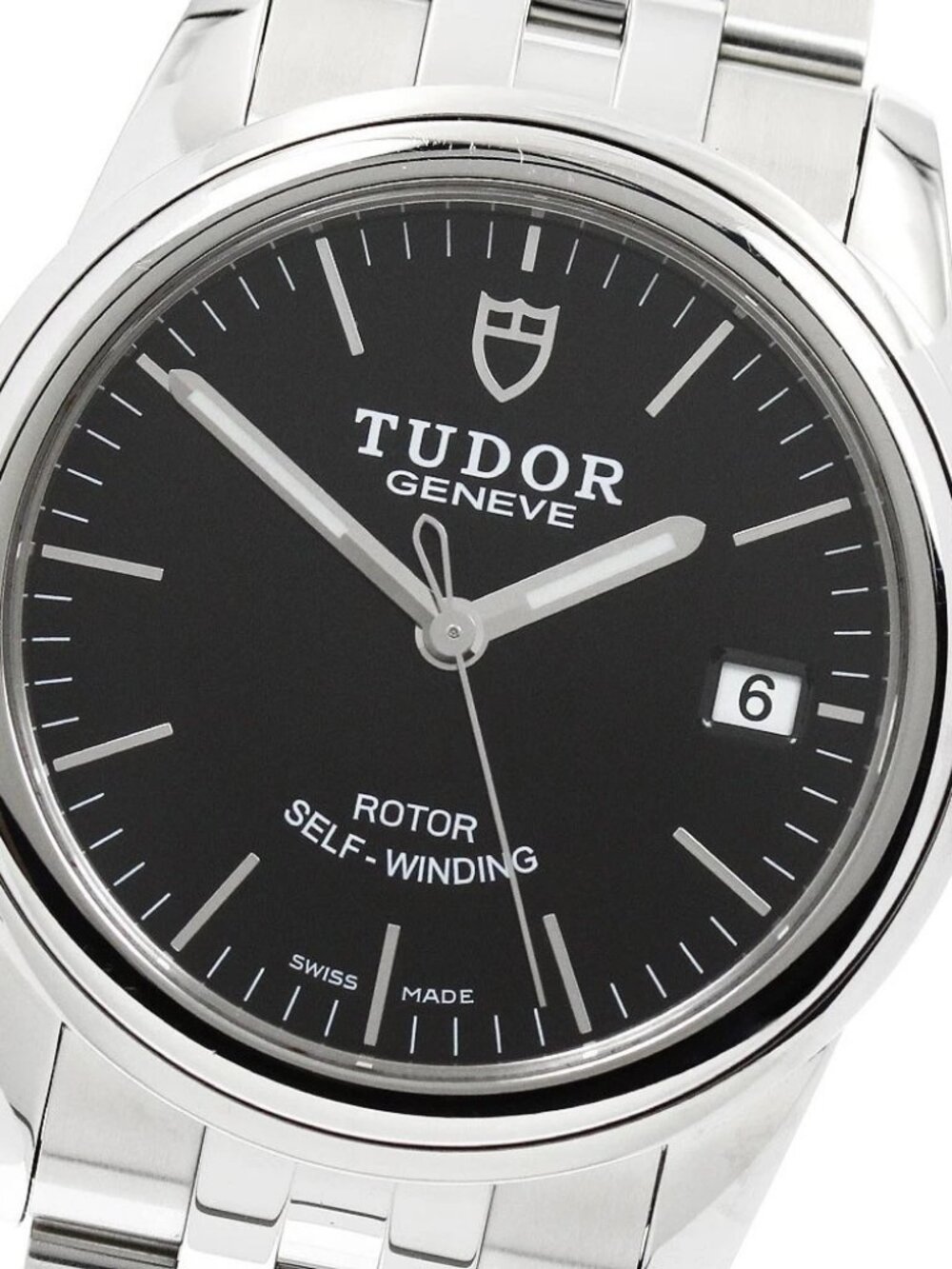 TUDOR Glamour 55000 Date black Dial Automatic Men's Watch_951886